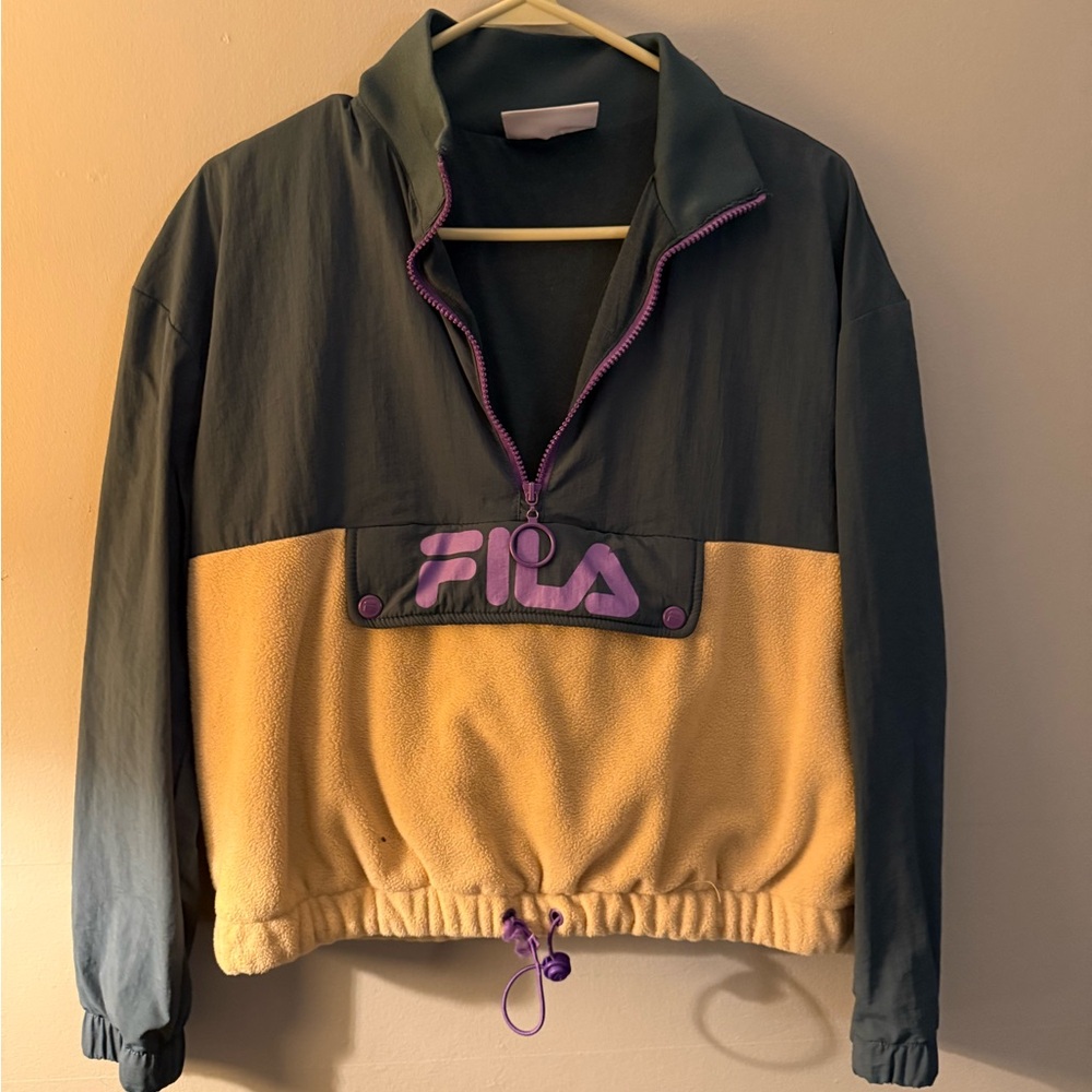 Fila Teal Knit Top